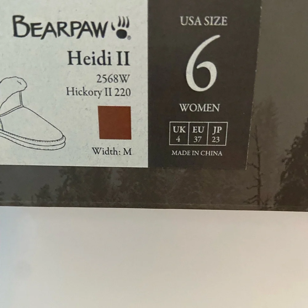 NEW! BearPaw Heidi Tan Shearling-Lined Boots Size 6